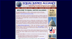 Desktop Screenshot of equaljusticealliance.org